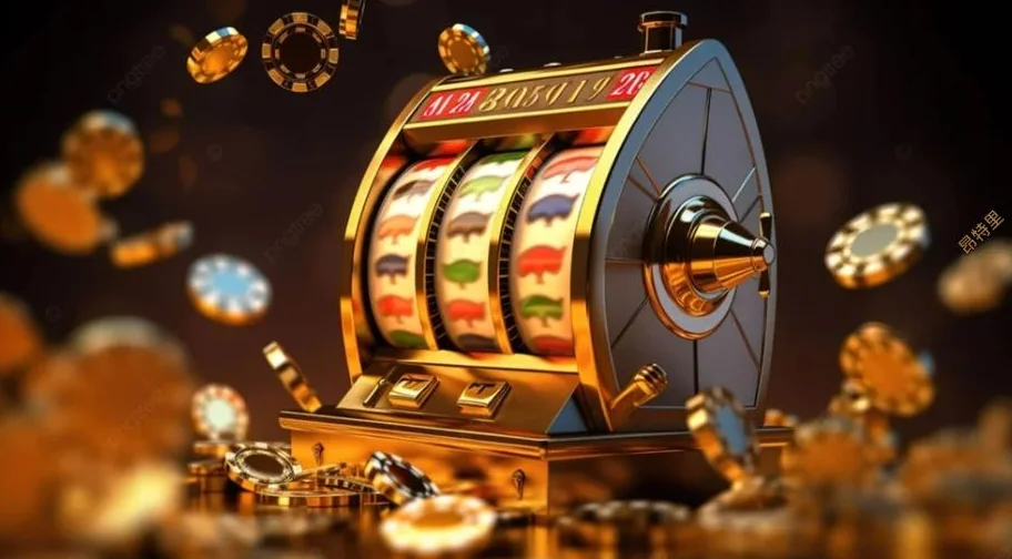 Tampilan permainan slot JAYATOP77 dengan reel dan simbol berwarna