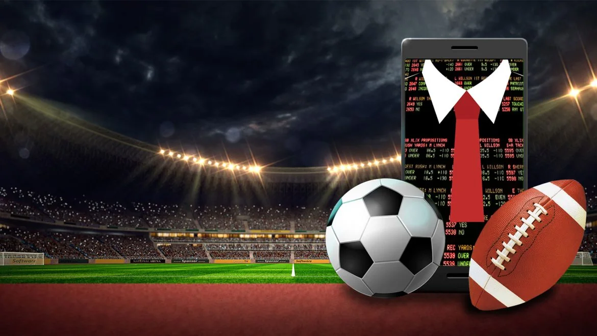 Aksi pertandingan olahraga di arena